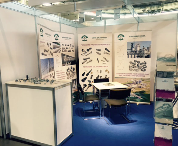 Stand de Oñate en la Fastener Fair de Stuttgart