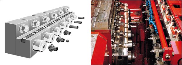 Detalle de 6 multi-estaciones automáticas